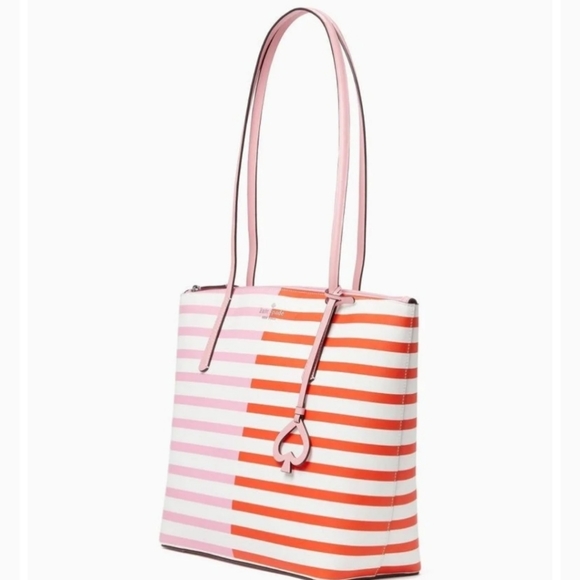 Kate Spade Large Stripe Tote - Picture 3 of 7